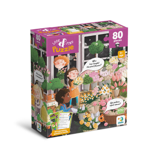 Пазл DoDo Вімельпазл Квітуча весна, 80 елементів (300664) – DoDo