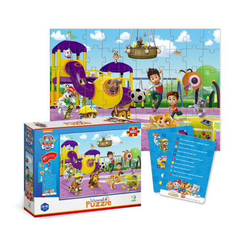 Пазл DoDo Вімельпазл на 60 елементів Paw Patrol. На прогулянці (200453) – DoDo (вид 1)