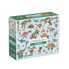 Пазл DoDo Монтессори Динозавры, 200 элементов (300631)