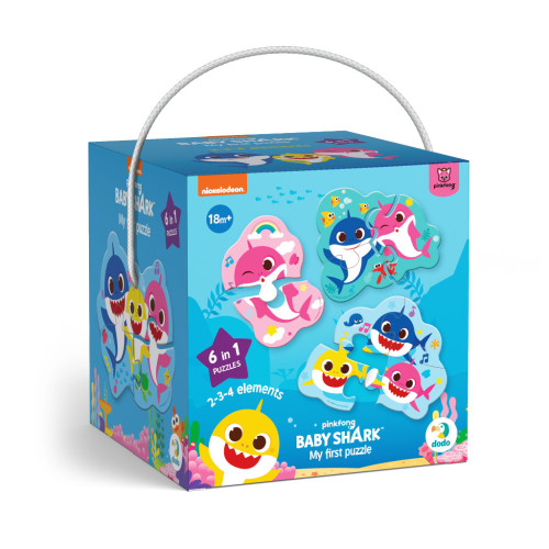 Пазл DoDo 2-3-4 елементи Baby Shark (200587) – DoDo