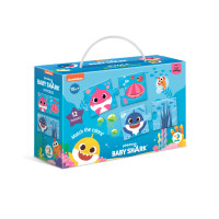 Пазл DoDo Дуо Baby Shark. Соедини цвета (200586)