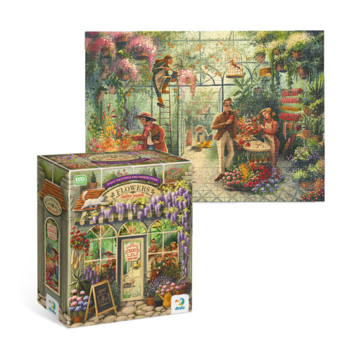 Пазл DoDo Квіткова крамниця, 300 елементів (300590) – DoDo