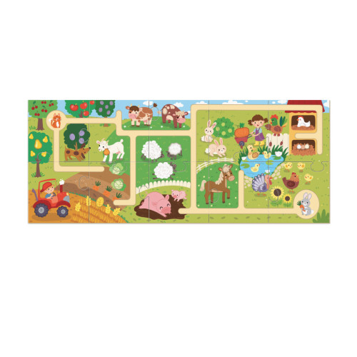 Пазл DoDo лабиринт Мое путешествие по ферме (300586) – DoDo (вид 2)