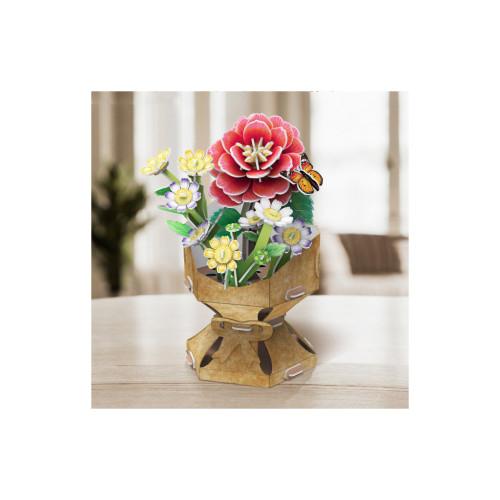 Пазл Cubic Fun тривимірний Букет квітів Камелія (W3302h) – Cubic Fun (вид 2)