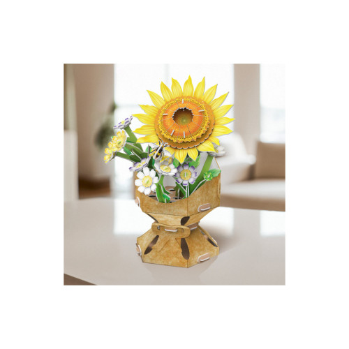 Пазл Cubic Fun трехмерный Букет цветов Подсолнух (W3303h) – Cubic Fun (вид 2)