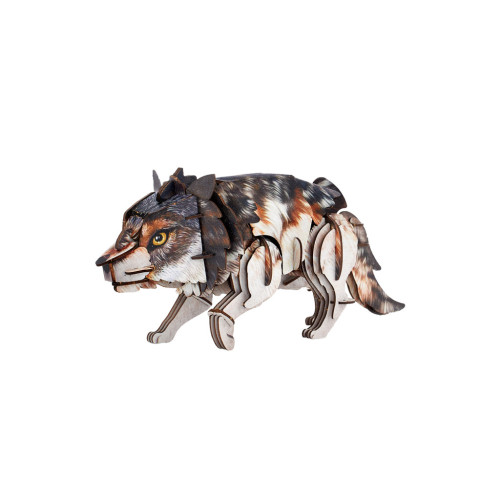 Пазл Cubic Fun тривимірний Дикі тварини Сірий вовк (DS1180h) – Cubic Fun