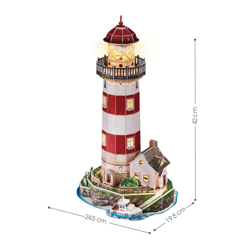Пазл Cubic Fun тривимірний Night edition Маяк із LED-підсвічуванням (L540h) – Cubic Fun (вид 2)