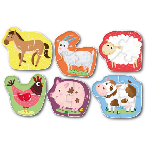 Пазл DoDo 2-3-4 элемента Домашние животные (300152) – DoDo (вид 1)