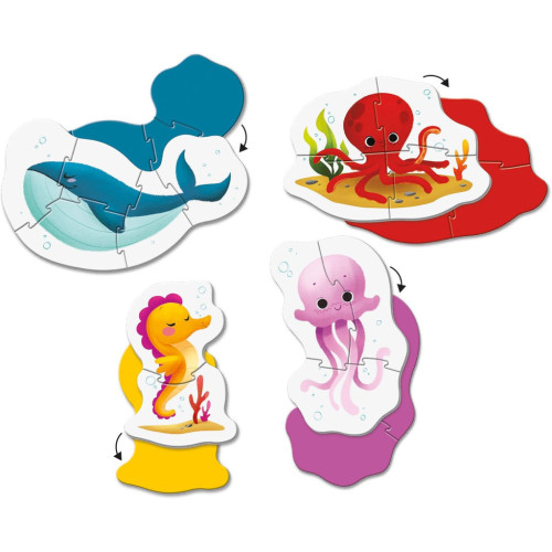 Пазл Clementoni 4 в 1 Sea Life, серия My First Puzzles (20835) – Clementoni (вид 2)