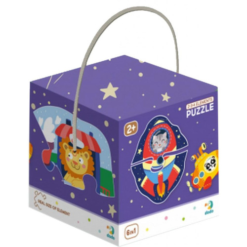 Пазл DoDo 2-3-4 элементы Транспорт (300154) – DoDo