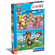Пазл Clementoni Paw Patrol. New, 2 шт. по 20 элементов (24800)