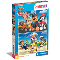 Пазл Clementoni 2 в 1 Paw Patrol. New, 2 по 60 элементов (21623)