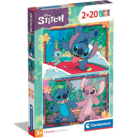 Пазл Clementoni Disney Stitch 2 шт по 20 элементов (24809)