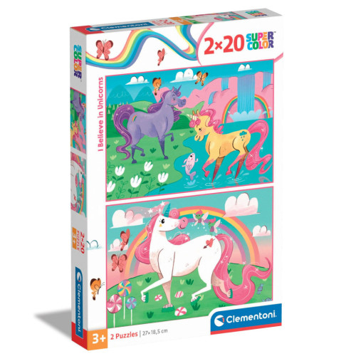 Пазл Clementoni I Believe in Unicorns 2 шт по 20 элементов (24754) – Clementoni