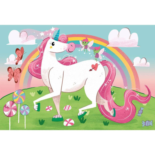 Пазл Clementoni I Believe in Unicorns 2 шт по 20 элементов (24754) – Clementoni (вид 2)