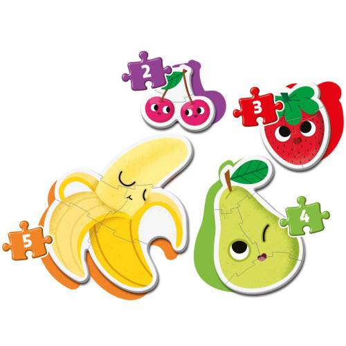 Пазл Clementoni 4 в 1 Fruits, серия My First Puzzles (20815) – Clementoni (вид 1)