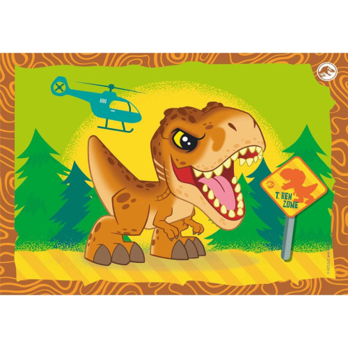 Пазл Clementoni 4 в 1 Jurassic World, 12,16,20 и 24 элемента (21521) – Clementoni (вид 2)