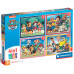 Пазл Clementoni 4 в 1 Paw Patrol, 12,16,20 та 24 елементи (21513.00) – Clementoni