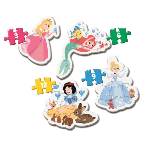 Пазл Clementoni 4 в 1 Princess, серия My First Puzzles (20813.00) – Clementoni (вид 1)