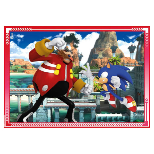 Пазл Clementoni 4 в 1 Sonic, 12,16,20 и 24 элемента (21522) – Clementoni (вид 1)