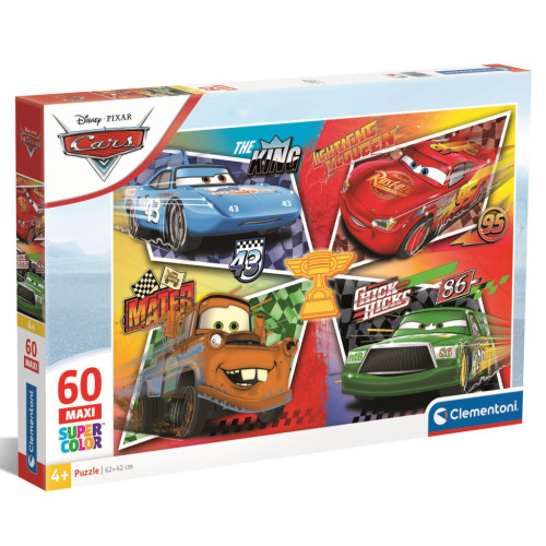 Пазл Clementoni Cars, серия «MAXI», 60 элементов (26332) – Clementoni