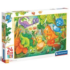 Пазл Clementoni Dinos Happy Oasis, серия «MAXI», 24 элемента (28524)