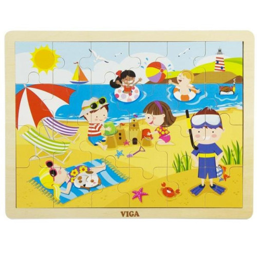 Пазл Viga Toys Времена года. Лето (51270) – Viga Toys
