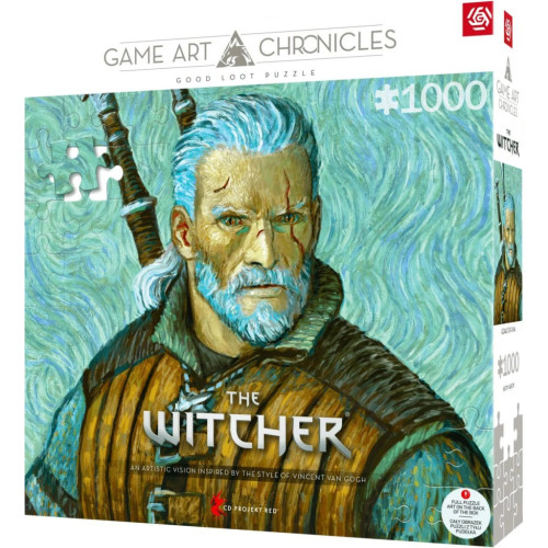 Пазл GoodLoot The Witcher Geralt of Rivia & Vincent van Gogh 1000 эл. (5908305247548) – GoodLoot (вид 1)