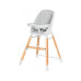 Стульчик для кормления Espiro SENSE 27 WHITE GRAY (5906724203381) – Espiro