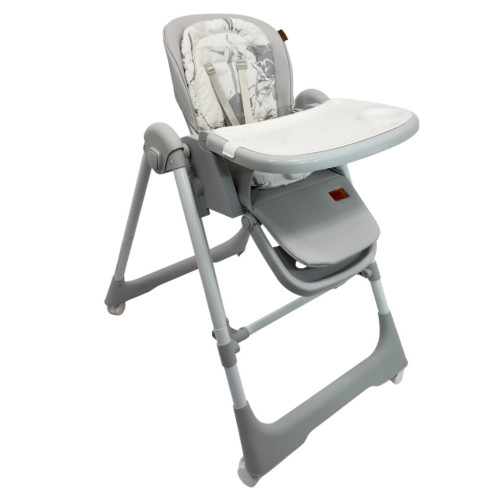 Стілець для годування Velano гойдалка Nomi, light grey (45683) – Velano