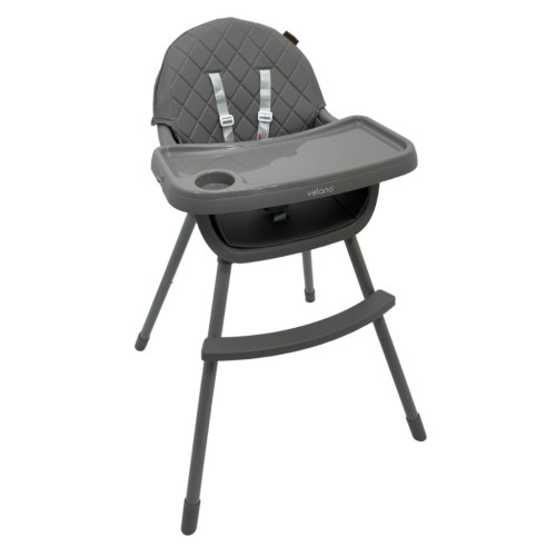 Стілець для годування Velano 2 в 1 Evo, grey (45685) – Velano