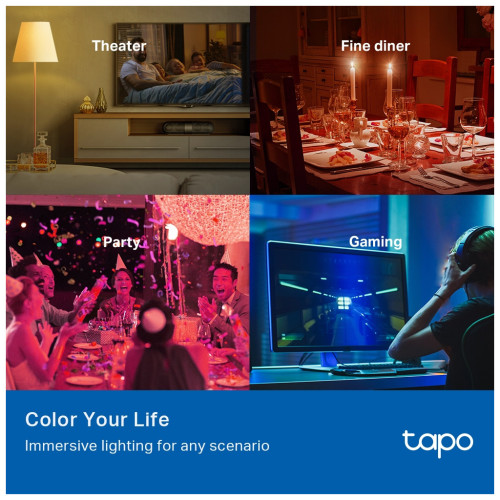 Розумна лампочка TP-Link Tapo L530E (2-Pack) (Tapo L530E(2-Pack)) – TP-Link (вид 1)