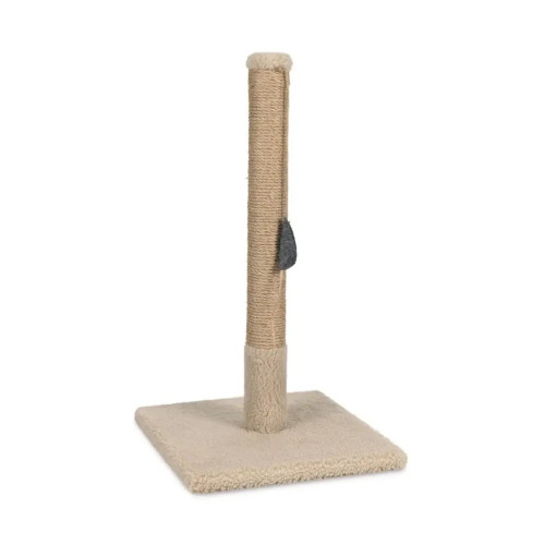 Дряпка (когтеточка) для котов Природа Мими 36x36x64 см (бежевая) (4823082425235) – Природа