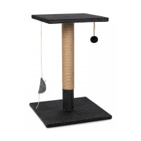 Дряпка (когтеточка) для котов Природа Феликс 36х36х50 см графитовый (4823082429578)