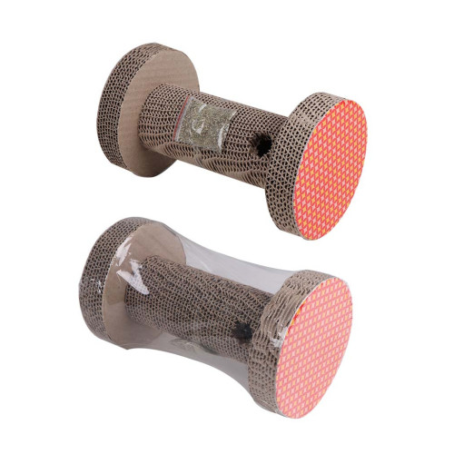 Дряпка (когтеточка) для котов Eastland Гантель с кошачьей мятой 15x25 см (6970115703209) – Eastland