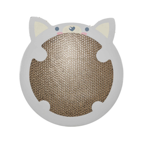 Дряпка (когтеточка) для котов Trixie картонная в форме хомяка с кошачьей мятой (4011905480411) – Trixie (вид 1)