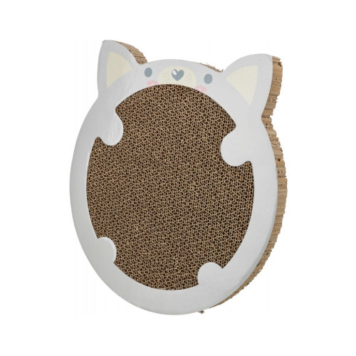 Дряпка (когтеточка) для котов Trixie картонная в форме хомяка с кошачьей мятой (4011905480411) – Trixie (вид 2)