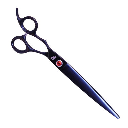 Ножиці для грумінгу Dezynadog Ignis 8 Straight Lefty Scissor прямі для стрижки собак для шульги, японська нержавіюча сталь 440 (5052372070230) – Dezynadog