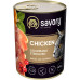 Влажный корм для кошек Savory Cat Can Adult Sterilised курица 400 г (4820232630761) – Savory