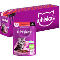 Влажный корм для кошек Whiskas Kitten Говядина в соусе 85 г (5900951301957)
