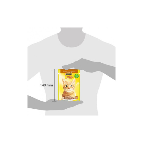 Влажный корм для кошек Purina Friskies кусочки в подливе с индейкой 85 г (7613036965248) – Purina Friskies (вид 2)