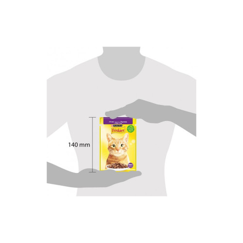 Влажный корм для кошек Purina Friskies кусочки в подливе с ягненком 85 г (7613036974431) – Purina Friskies (вид 3)