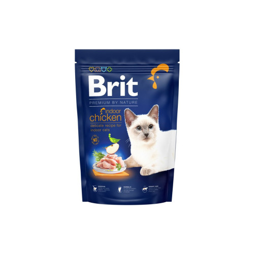 Сухий корм для кішок Brit Premium by Nature Cat Indoor 300 г (8595602552986) – Brit Premium