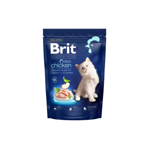 Сухий корм для кішок Brit Premium by Nature Cat Kitten 300 г (8595602552955) – Brit Premium