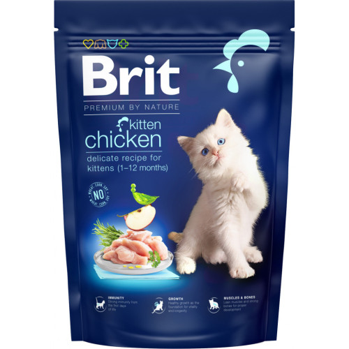 Сухий корм для кішок Brit Premium by Nature Cat Kitten 800 г (8595602553037) – Brit Premium
