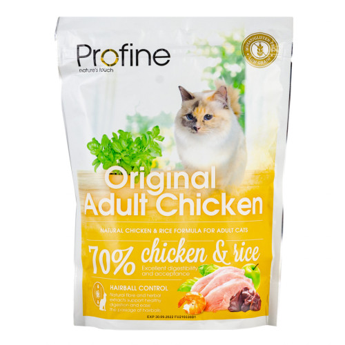 Сухий корм для кішок Profine Cat Original Adult з куркою і рисом 300 г (8595602517695) – Profine (вид 1)