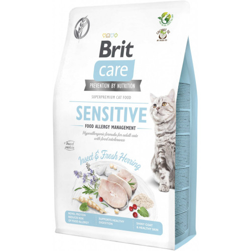 Сухий корм для кішок Brit Care Cat GF Insect 2 кг (8595602554218) – Brit Care