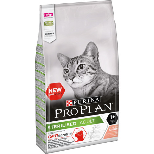 Сухой корм для кошек Purina Pro Plan Sterilised с лососем 10 кг (7613036517164) – Purina Pro Plan
