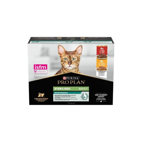 Влажный корм для кошек Purina Pro Plan Sterilised Nutrisavour. С говядиной 85 г (7613036092883) – Purina Pro Plan (вид 1)