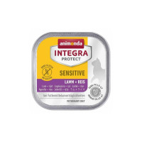 Вологий корм для кішок Animonda Integra Protect Sensitive Lamb + Rice з харчовою непереносимістю (4017721868518)